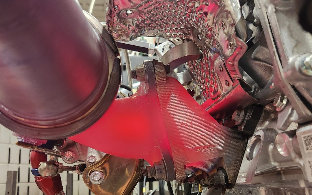 Producing a temperature resistant racing car part